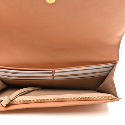 Chloe Calfskin Quilted Alphabet Long Wallet Blushy Pink 5 of 6