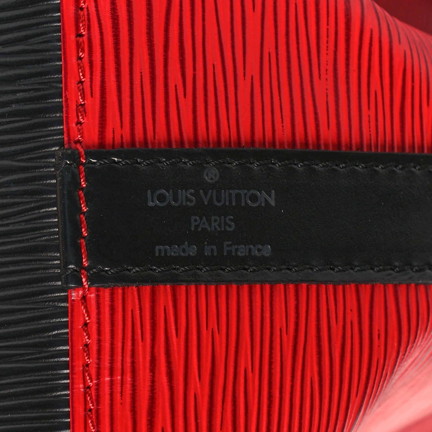 Louis Vuitton Epi Petit Noe Red Black 6 of 11