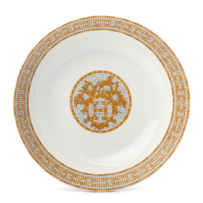 Hermes Porcelain Mosaique Au 24 Cereal Bowl 1 of 4