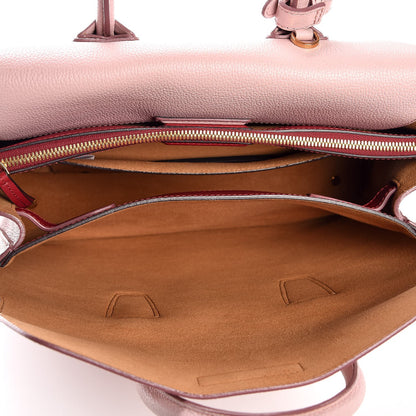 MCM Grained Calfskin Medium Milla Tote Pale Mauve 6 of 21
