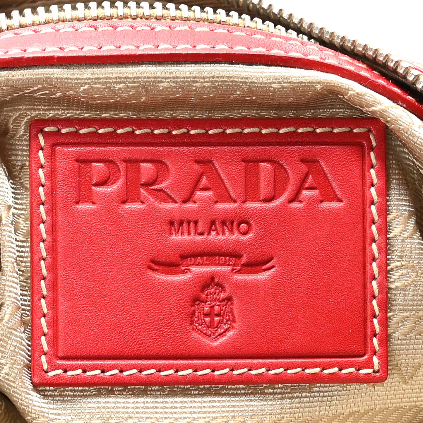 Jacquard Logo Hobo Corda Rosso