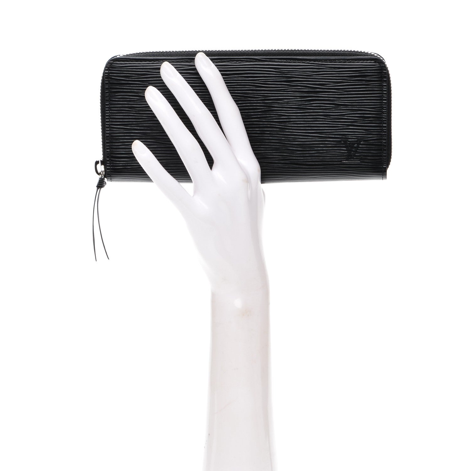 Louis Vuitton Epi Clemence Wallet Black 2 of 7