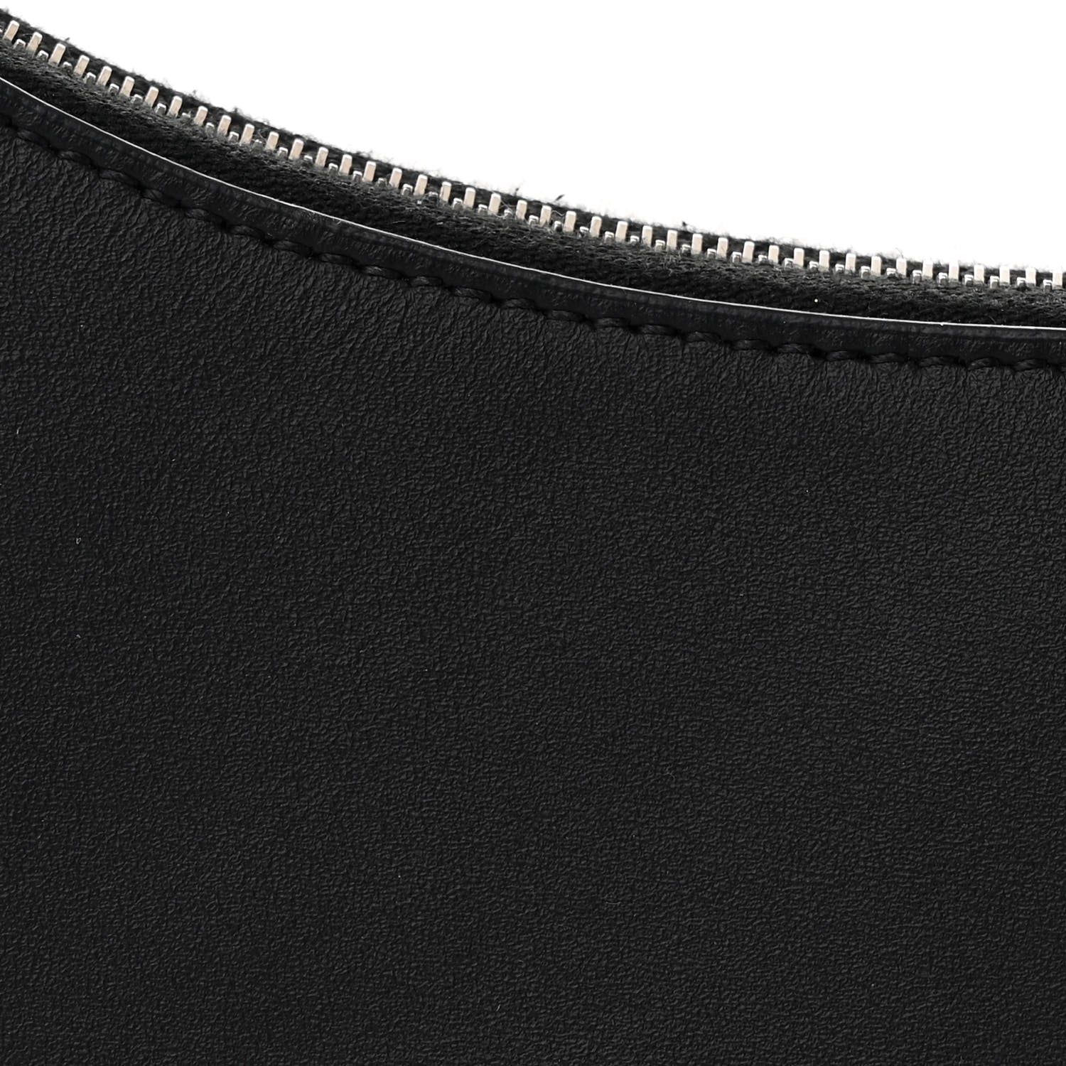 The Row Smooth Calfskin Half Moon Shoulder Bag Black 7 of 9
