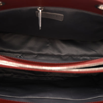 Chanel Caviar Quilted Grand Shopping Tote GST Dark Burgundy 5 of 10