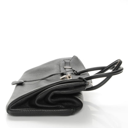 Hermes Taurillon Clemence Birkin 35 Black 7 of 30