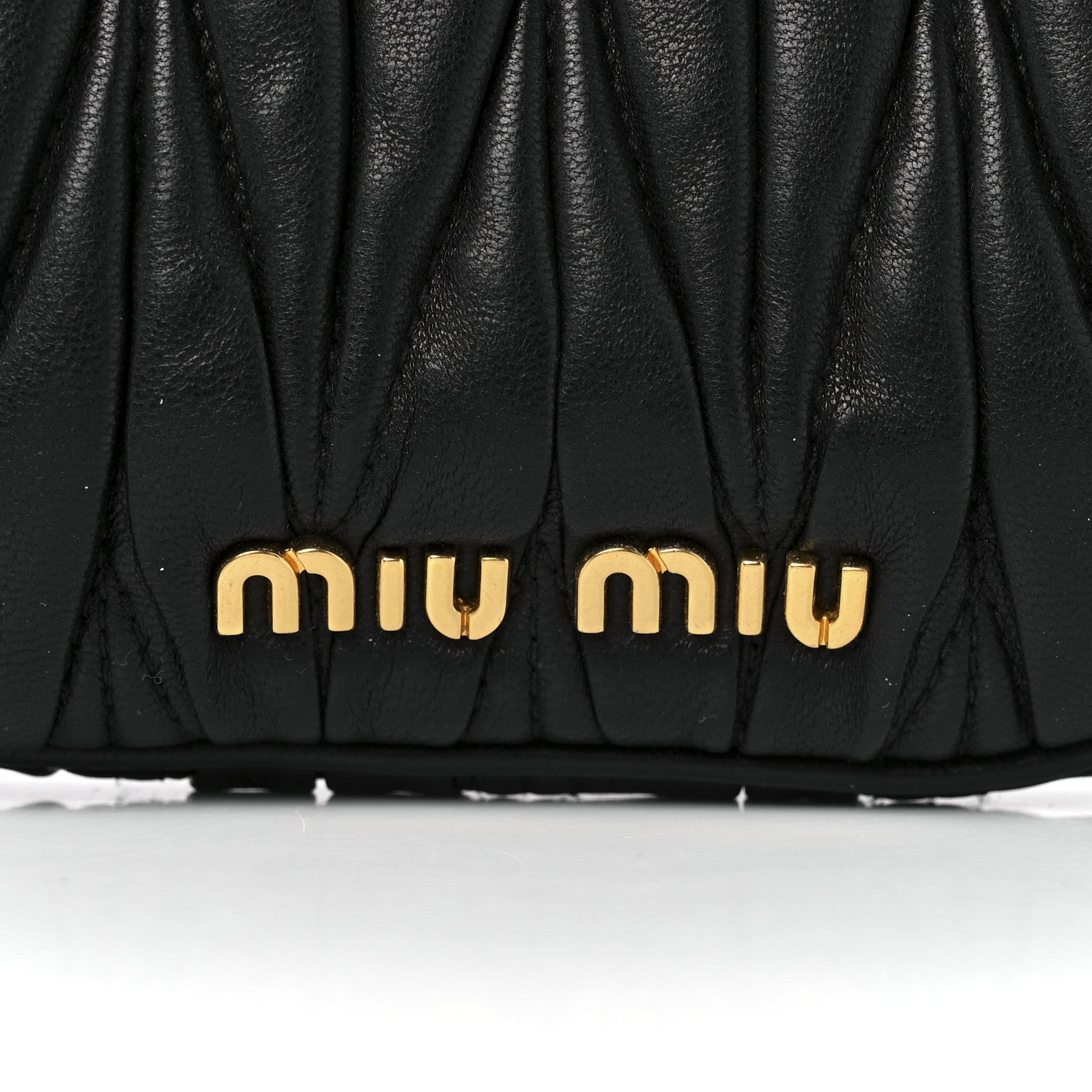 Miu Miu Nappa Matelasse Clutch Black 8 of 13