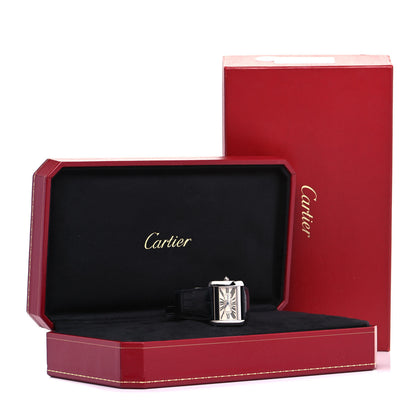 Cartier Stainless Steel Alligator 38mm Tank Divan Automatic Watch 5 of 5