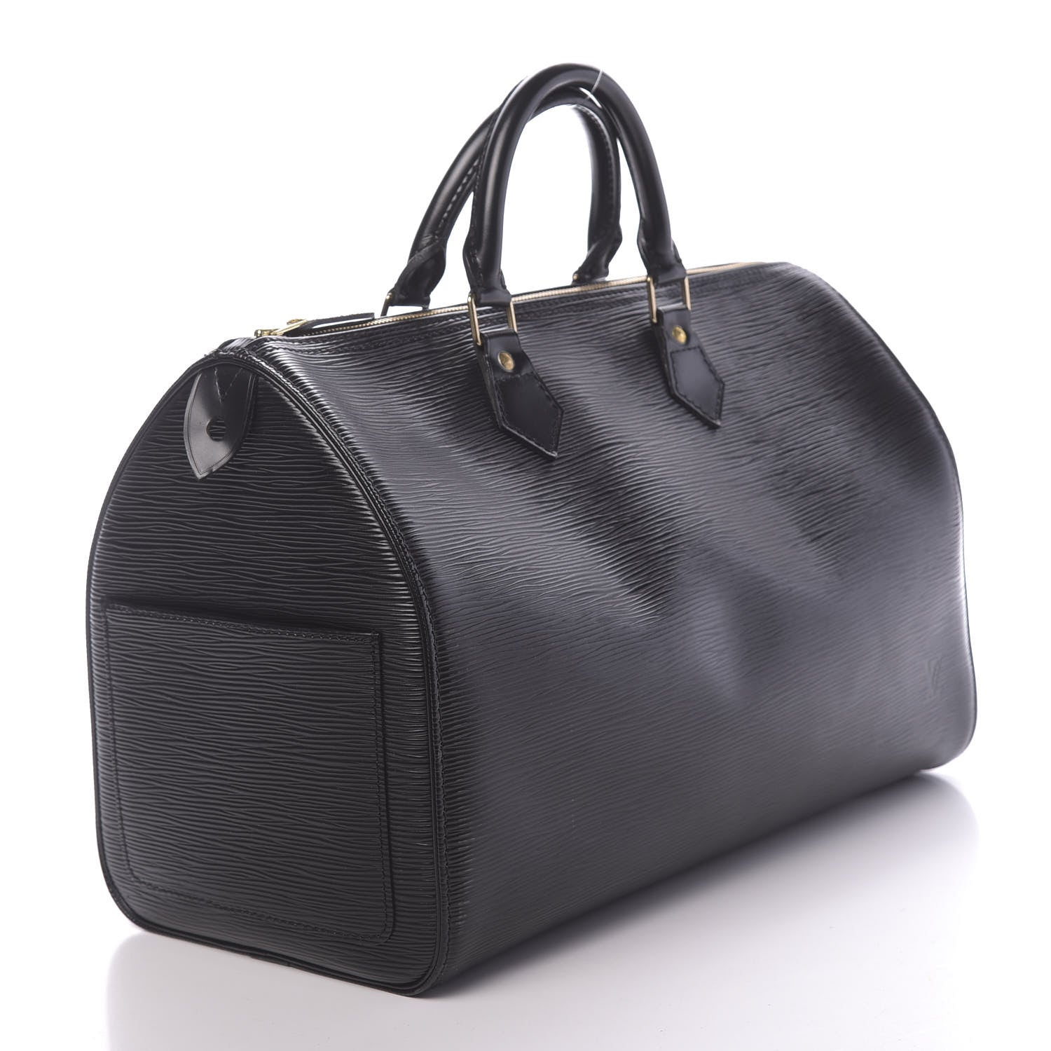 Louis Vuitton Epi Speedy 35 Black 3 of 12