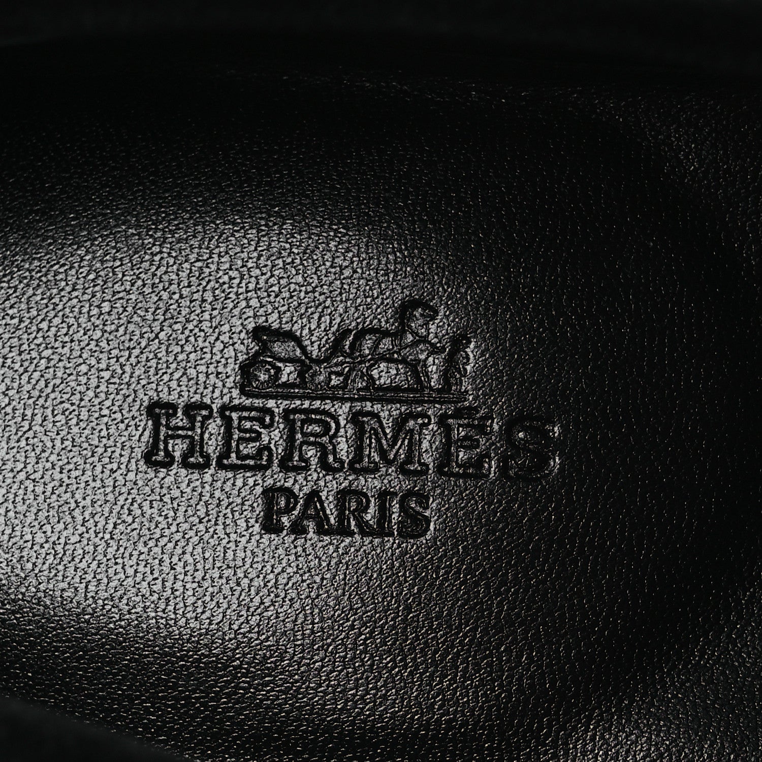 Hermes Velvet Womens Paris Loafers 38.5 Black 9 of 12