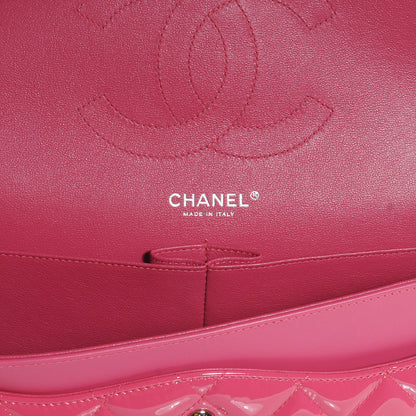 Chanel Patent Jumbo Double Flap Fuchsia 6 of 7