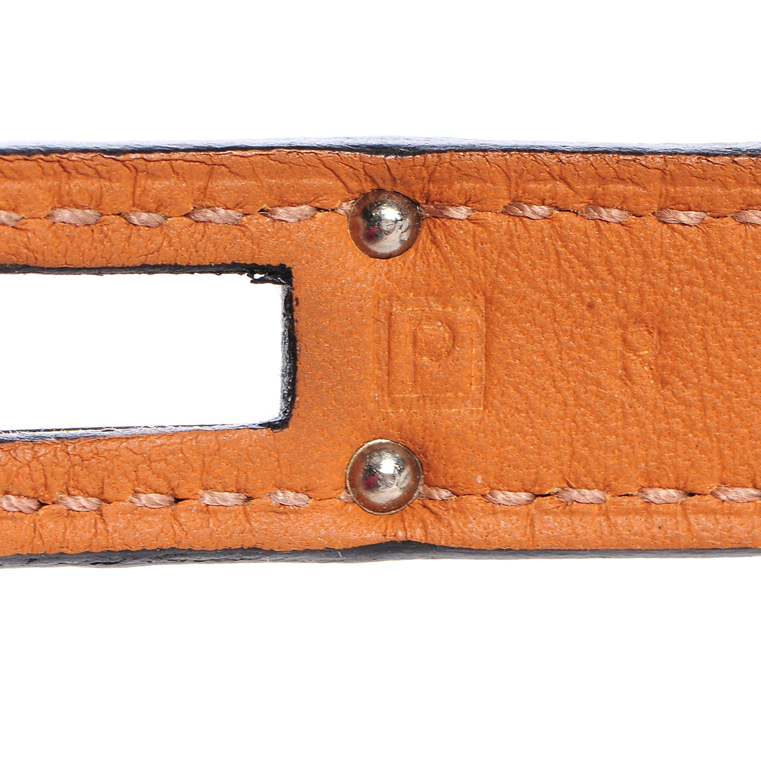 Hermes Shiny Alligator Kelly Double Tour Bracelet Small Blue Jean 4 of 7