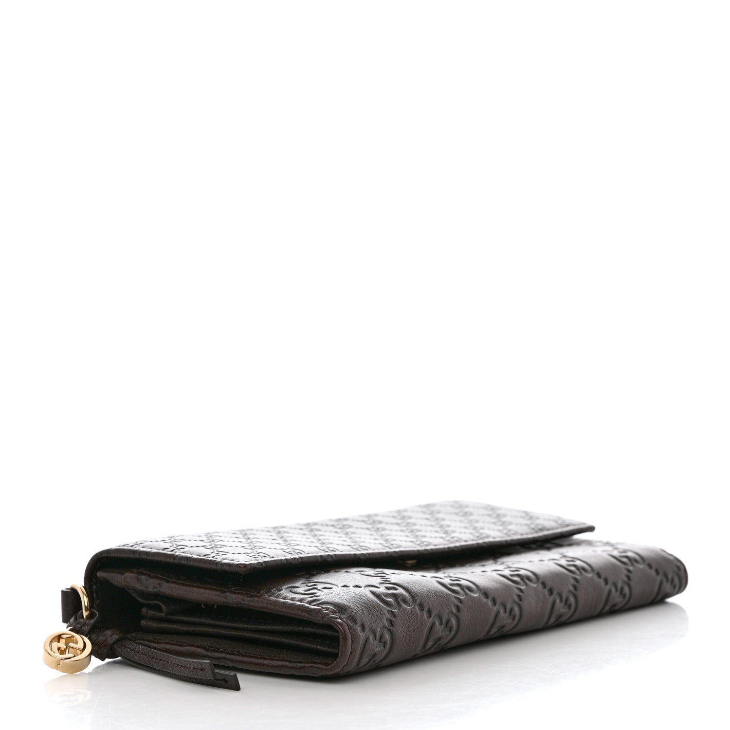 Gucci Guccissima Signature Microguccissima Bree Continental Wallet Chocolate 4 of 7