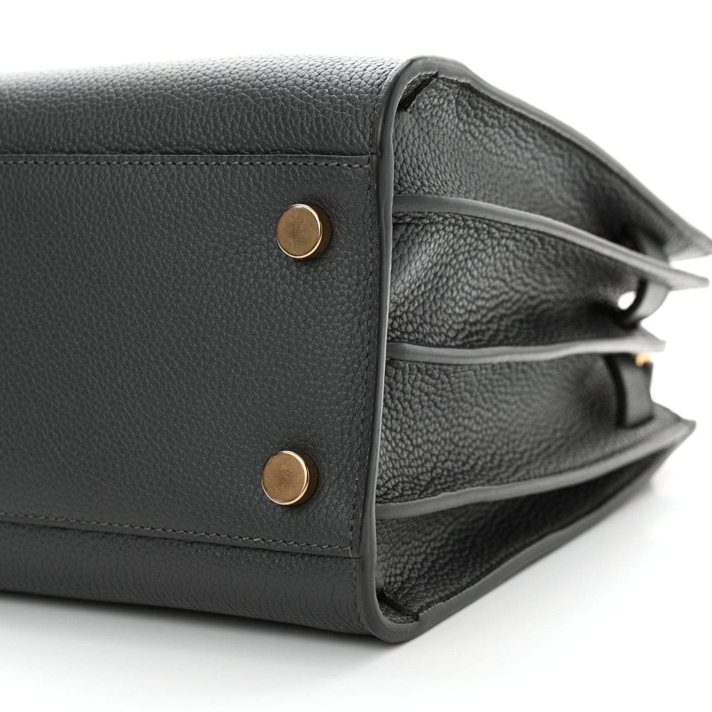 Grained Calfskin Baby Sac De Jour Souple Storm