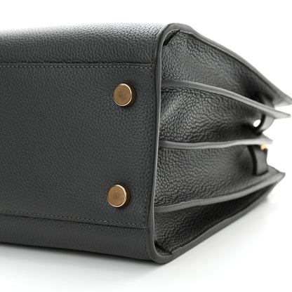 Saint Laurent Grained Calfskin Baby Sac De Jour Souple Storm 10 of 10