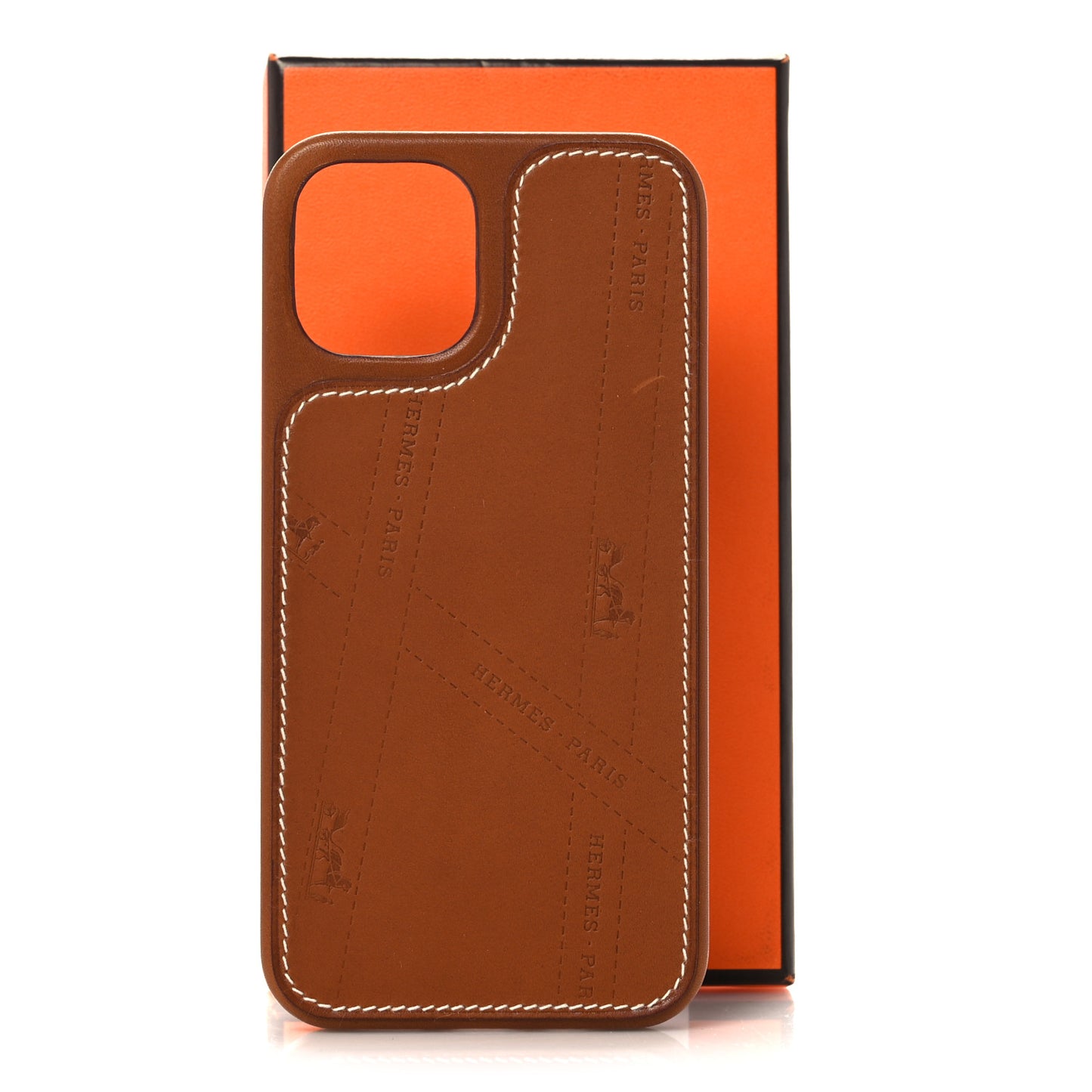 Barenia Bolduc iPhone 12/12 Pro Case Fauve