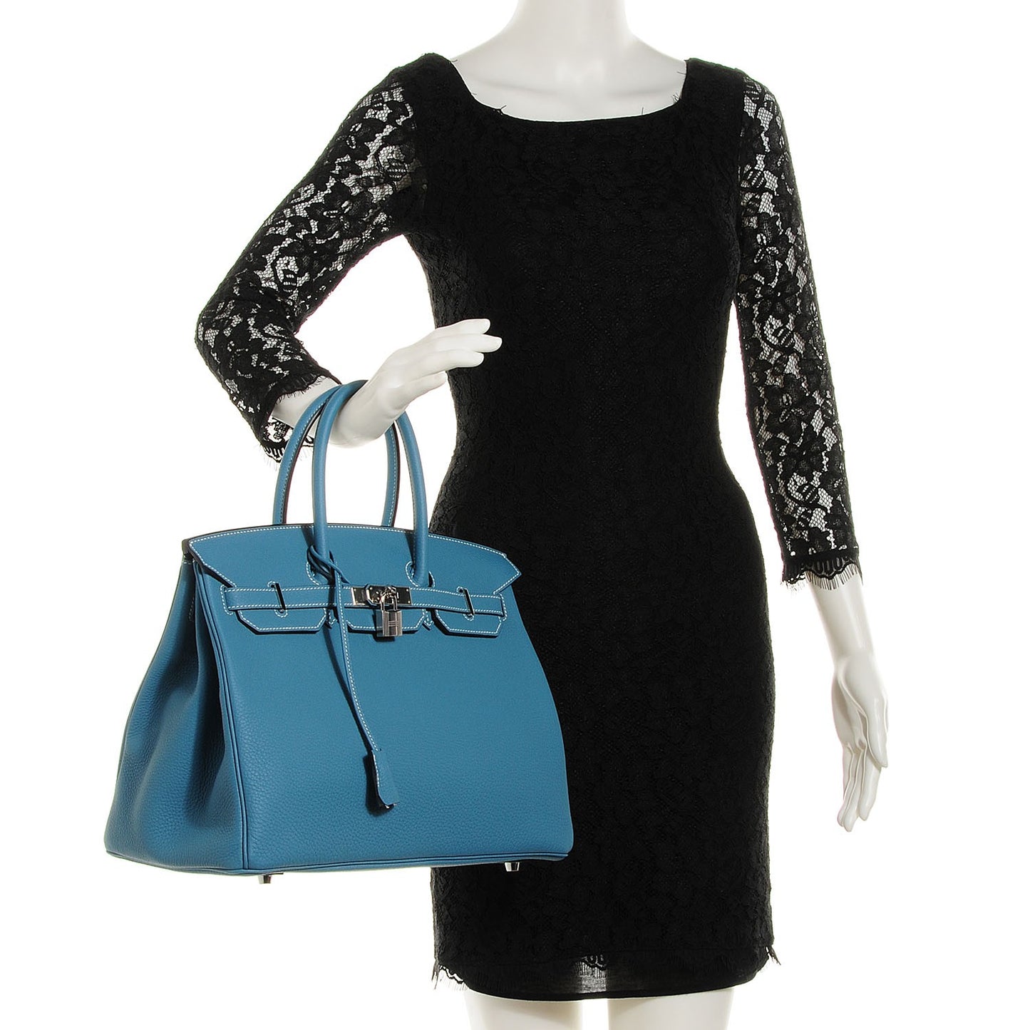 Togo Birkin 35 Blue Jean