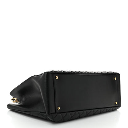 Chanel Caviar Quilted XL Grand Shopping Tote GST Black 4 of 10