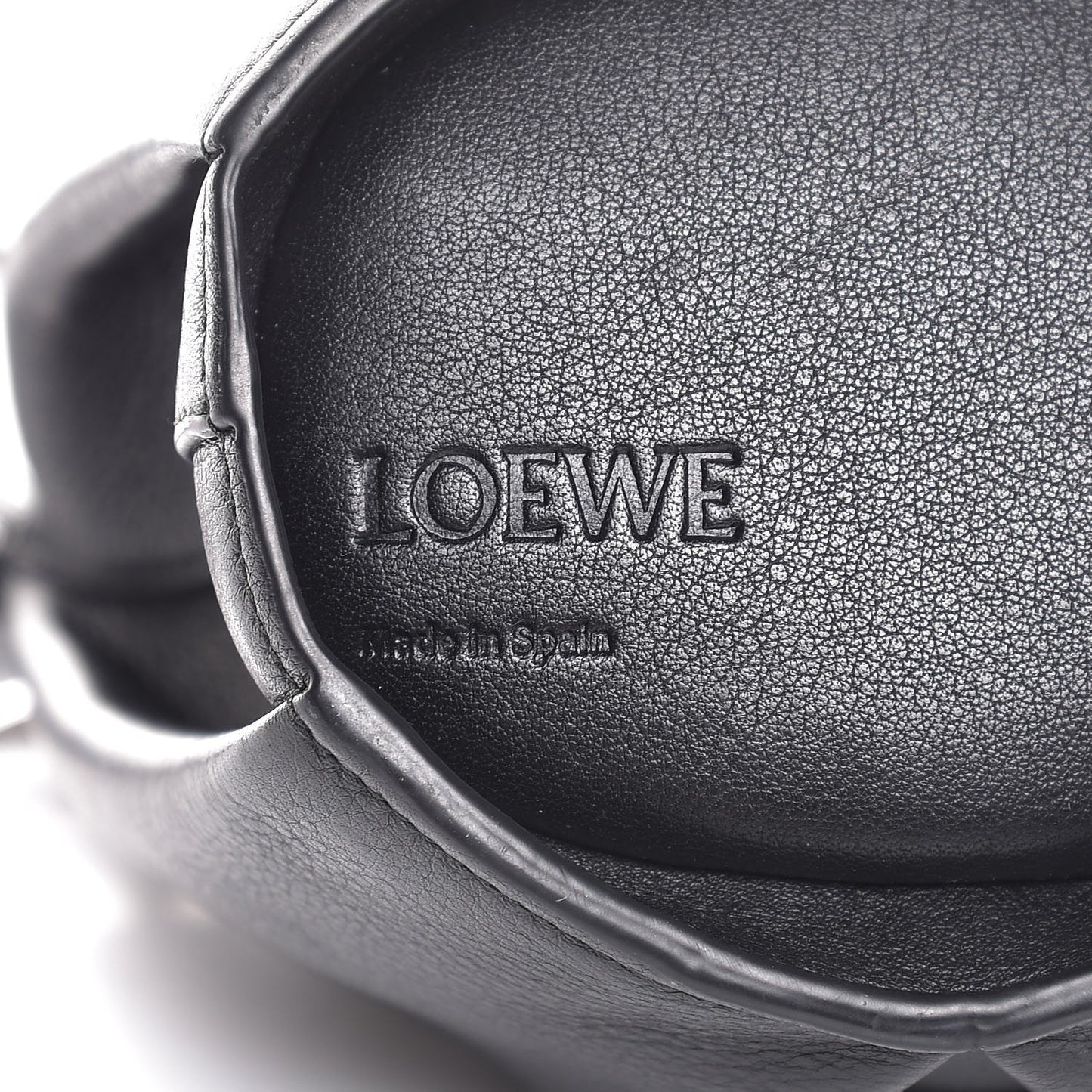 Calfskin Mini Elephant Crossbody Bag Black