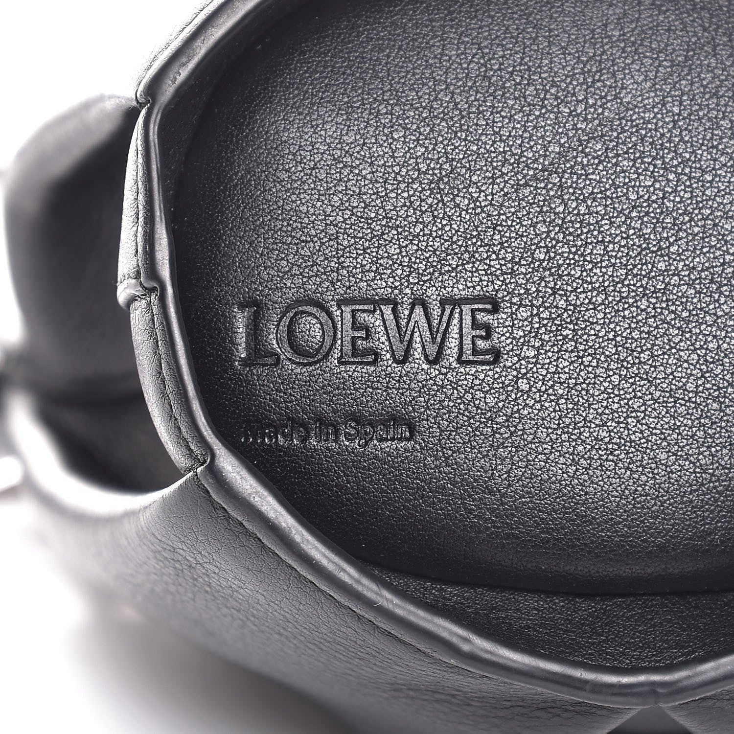 Loewe Calfskin Mini Elephant Crossbody Bag Black 7 of 8