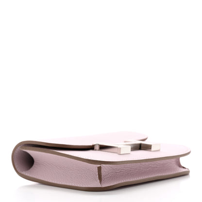 Hermes Evercolor Constance Slim Wallet Mauve Pale 4 of 8