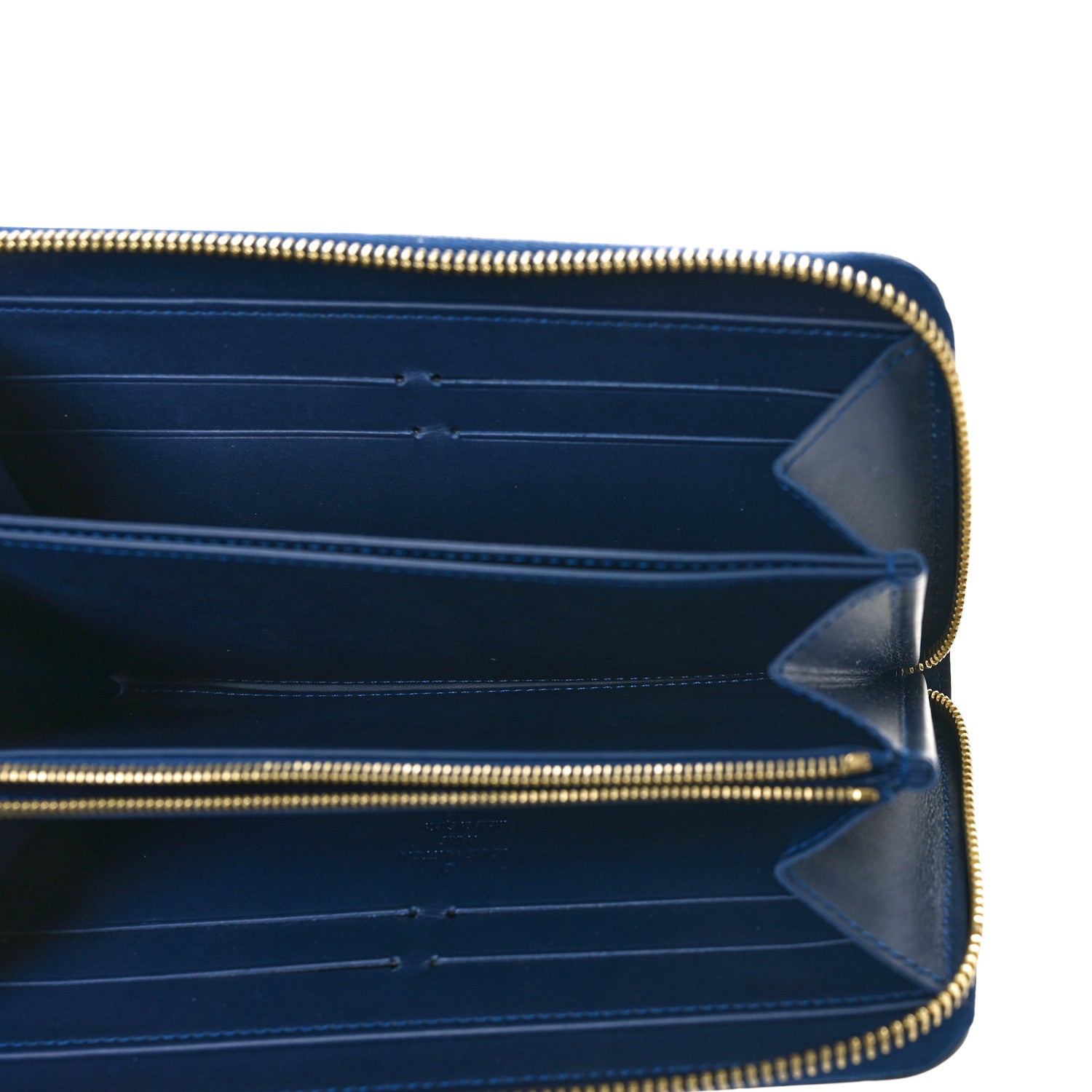 Louis Vuitton Vernis Zippy Wallet Grand Blue 5 of 8