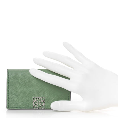 Loewe Pebble Grain Calfskin Anagram Business Cardholder Rosemary 2 of 8