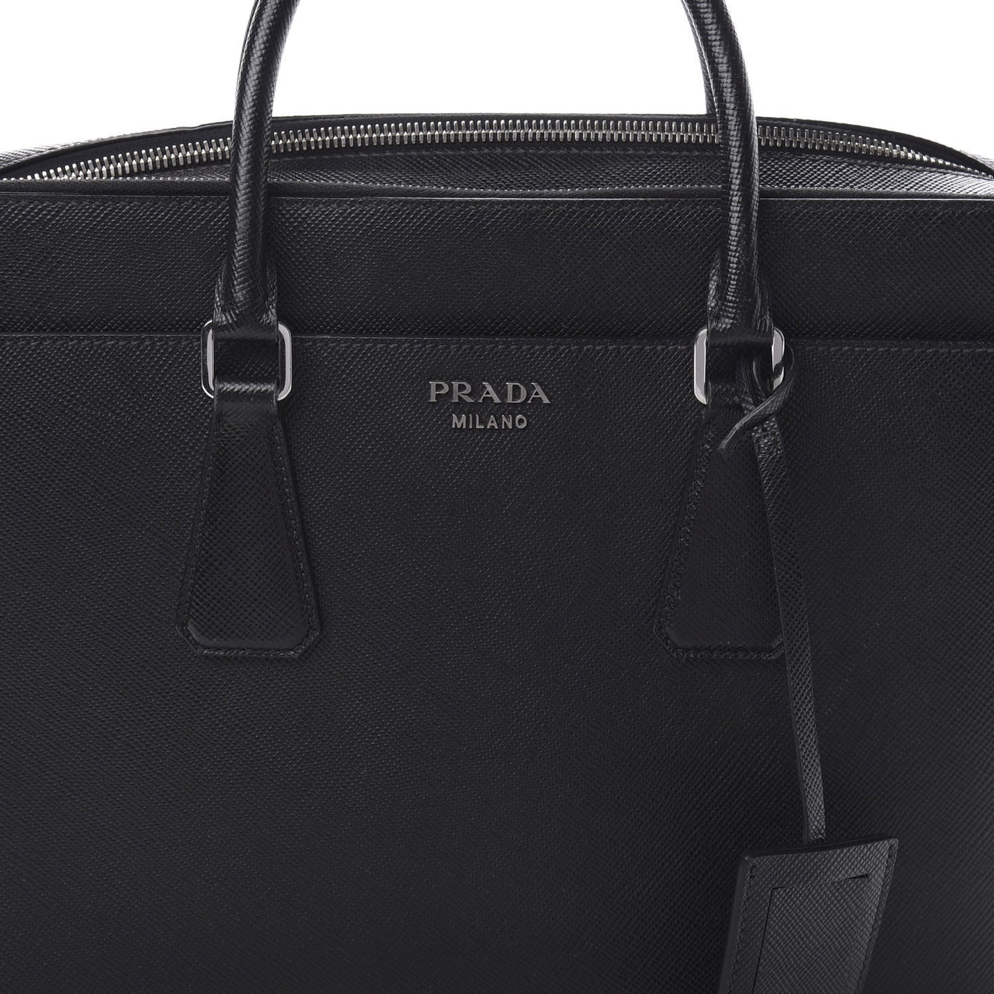 Saffiano Cuir Briefcase Black