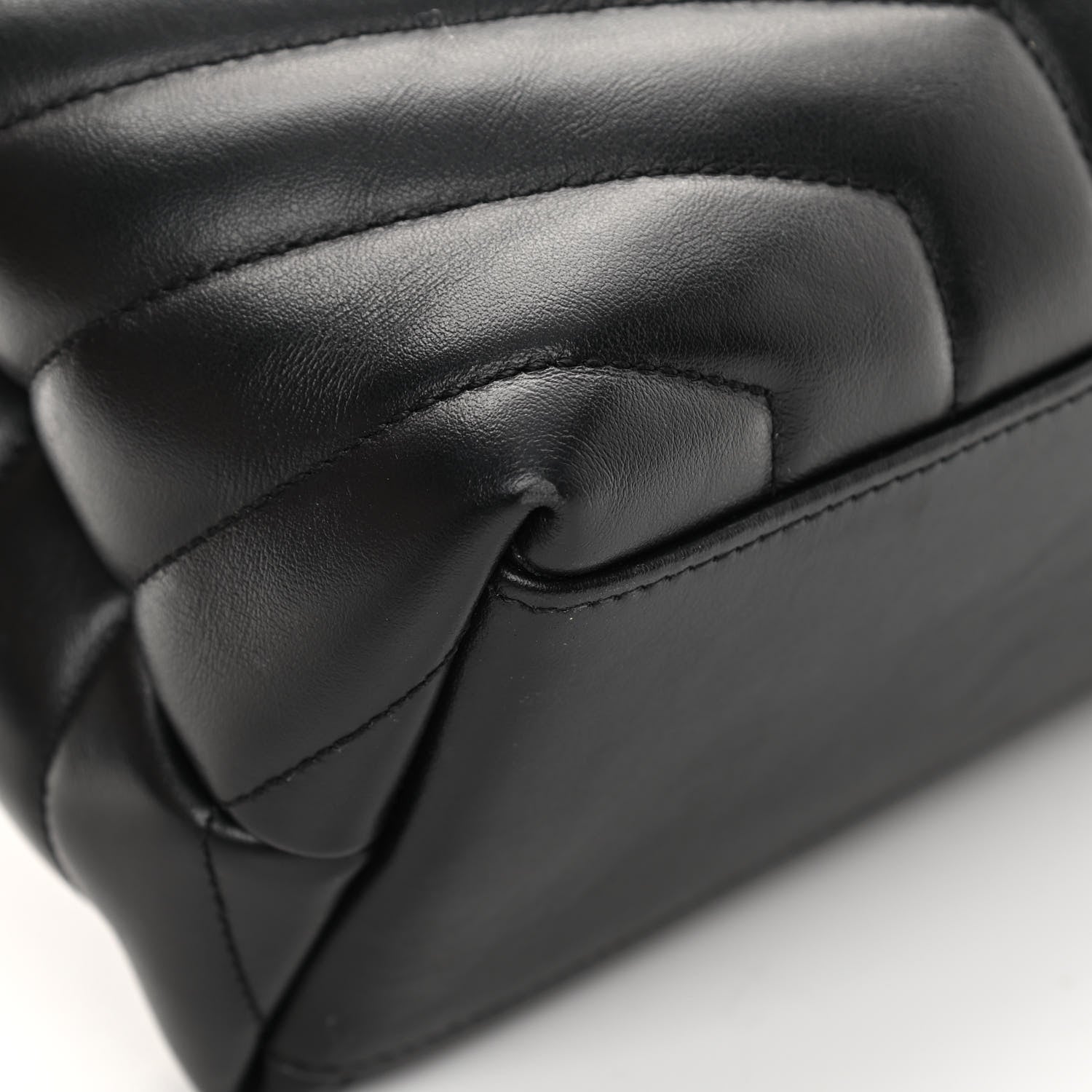Saint Laurent Calfskin Y Quilted Monogram Medium Loulou Chain Satchel Black 16 of 17