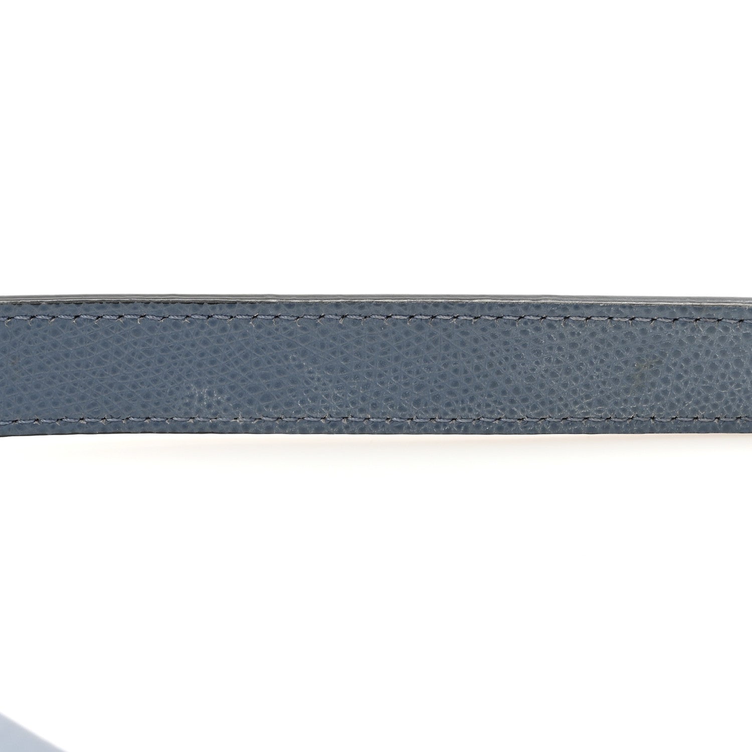 Christian Dior Grained Calfskin Saddle Bag Denim Blue 11 of 14
