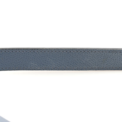 Christian Dior Grained Calfskin Saddle Bag Denim Blue 11 of 14