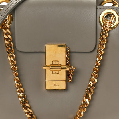 Chloe Shiny Calfskin Mini Annie Shoulder Bag Motty Grey 7 of 9