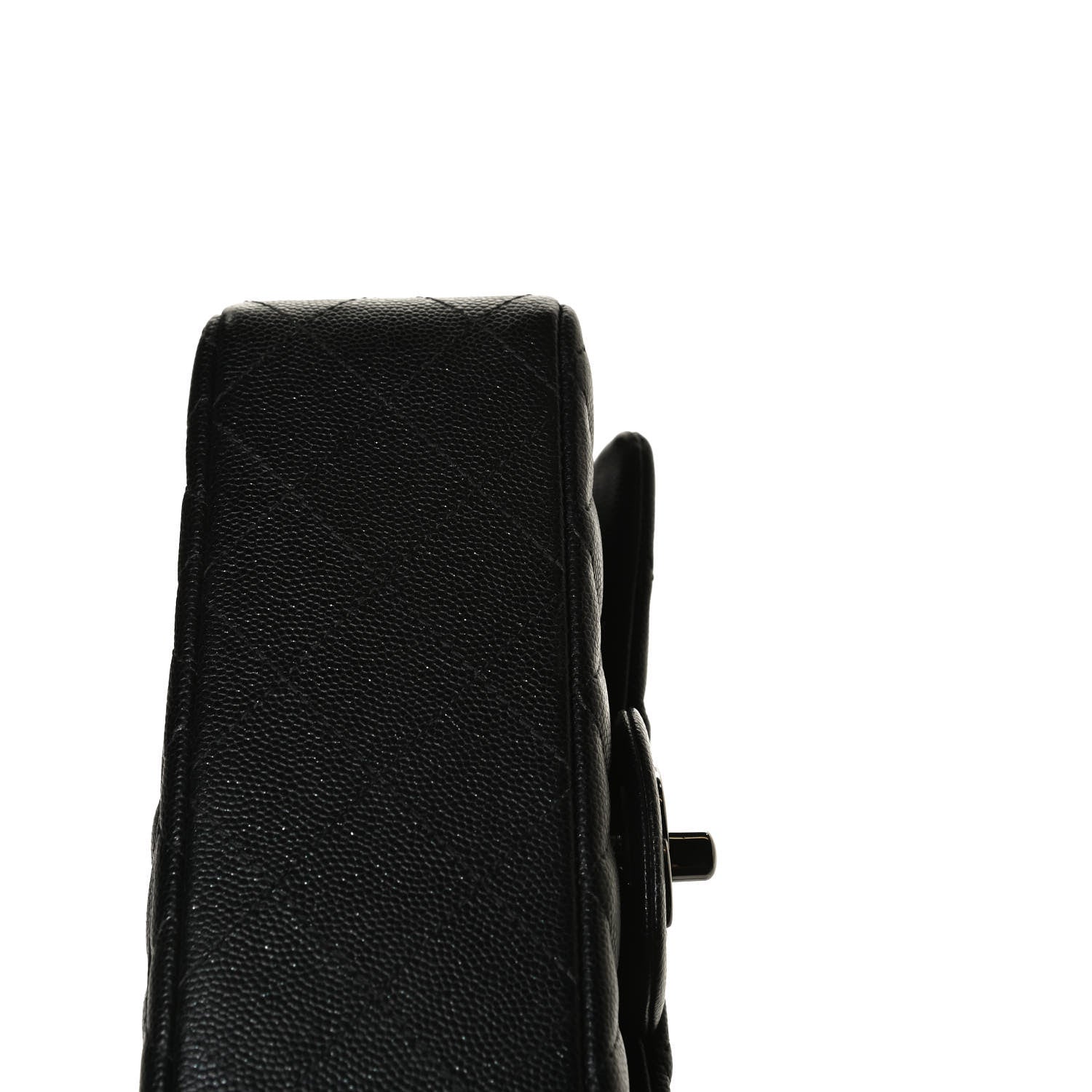 Chanel Iridescent Caviar Quilted Mini Rectangular Flap Black 13 of 13