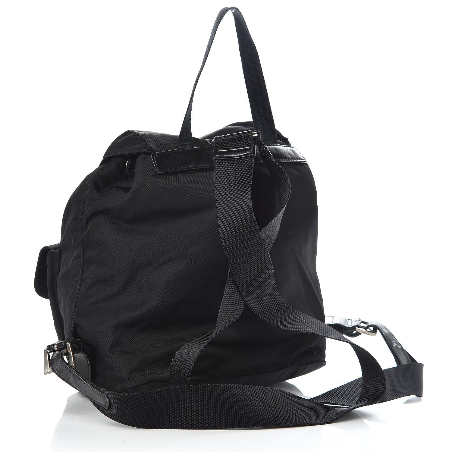 Prada Tessuto Nylon Vela Small Backpack Black 3 of 13