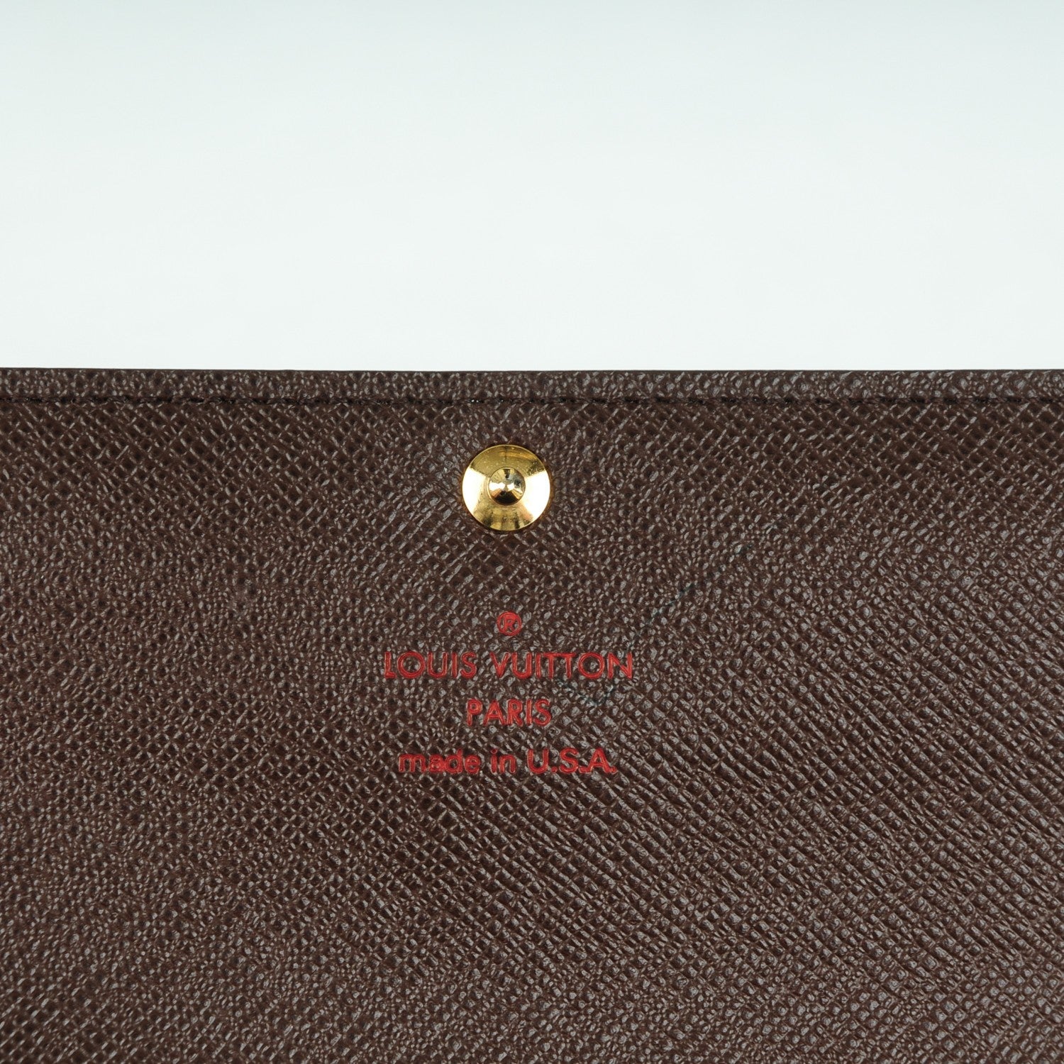 Louis Vuitton Damier Ebene Sarah Wallet 6 of 7