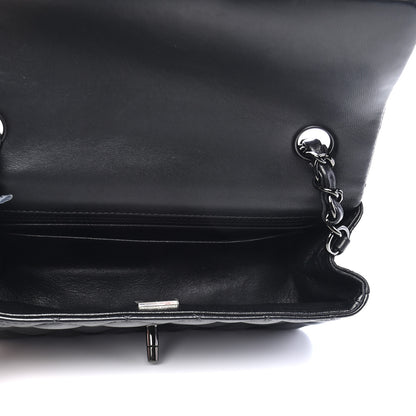 Chanel Lambskin Quilted Mini Rectangular Flap So Black 4 of 8