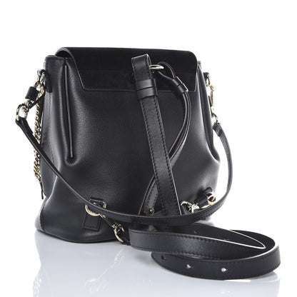 Chloe Suede Calfskin Small Faye Backpack Black 3 of 13