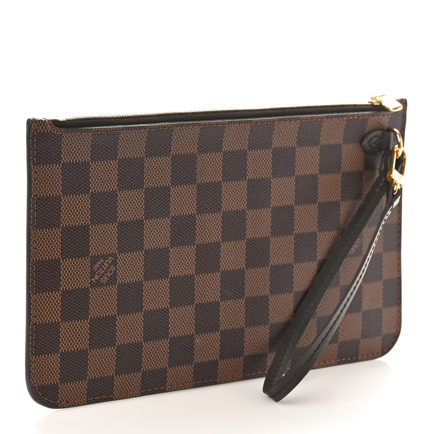 Louis Vuitton Damier Ebene Neverfull MM GM Pochette 3 of 9