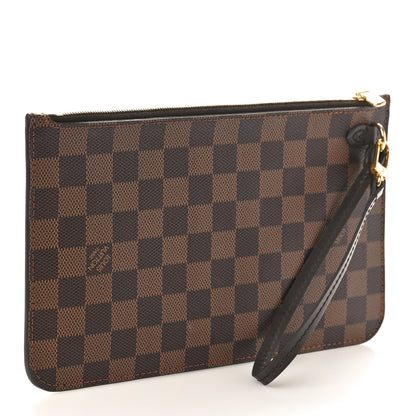 Louis Vuitton Damier Ebene Neverfull MM GM Pochette 3 of 9