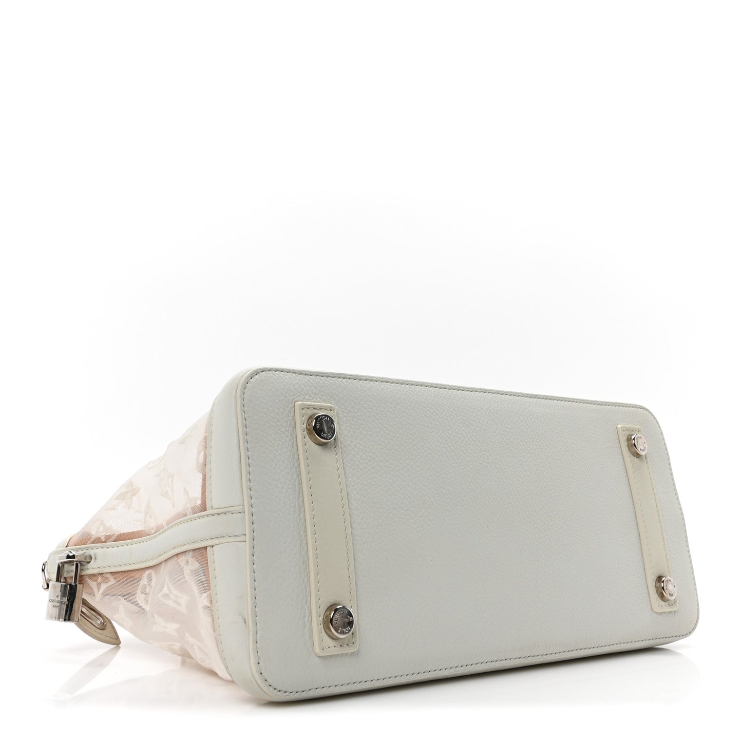 Monogram Transparence Lockit East-West White
