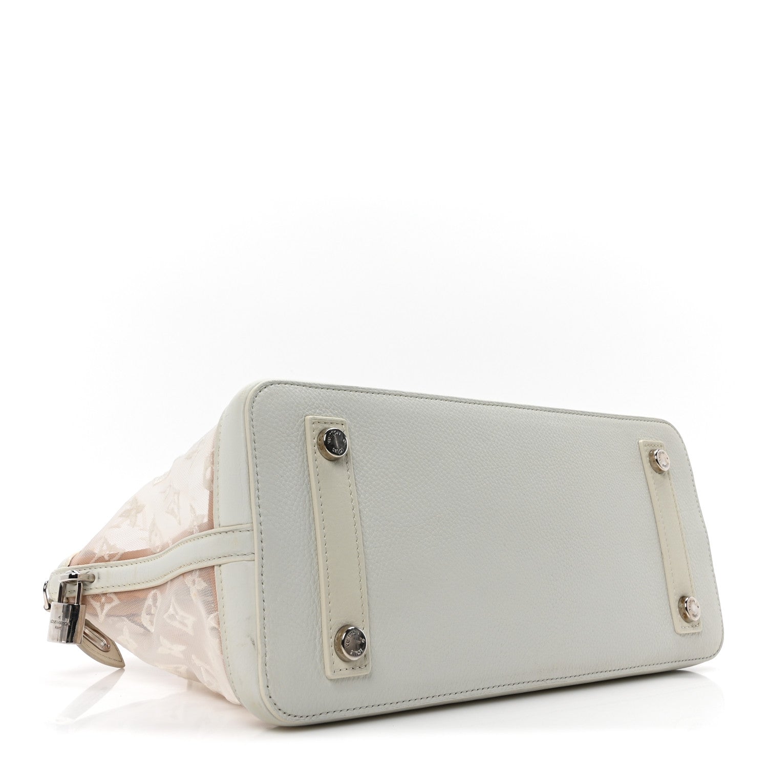 Louis Vuitton Monogram Transparence Lockit East-West White 4 of 9