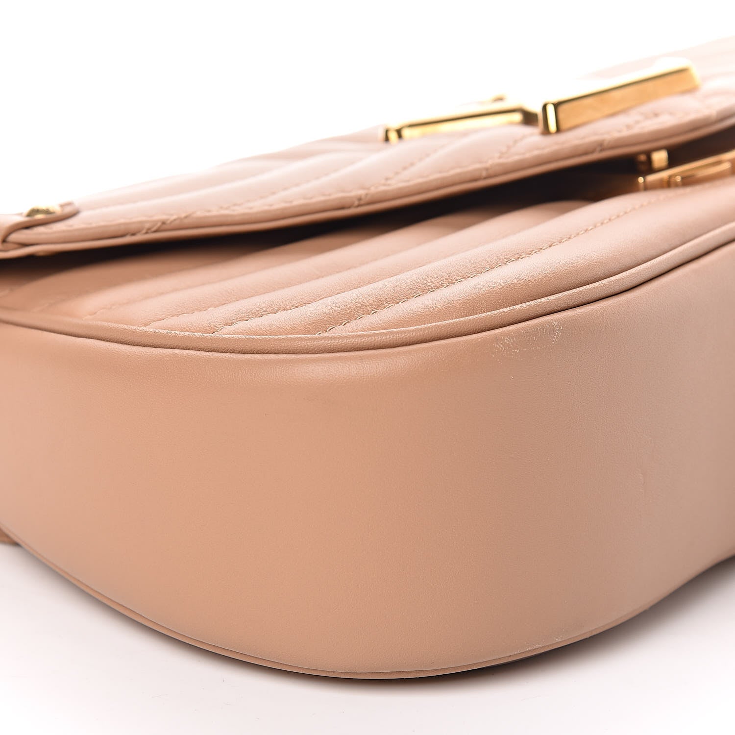 Louis Vuitton Calfskin New Wave Chain MM Noisette 7 of 9