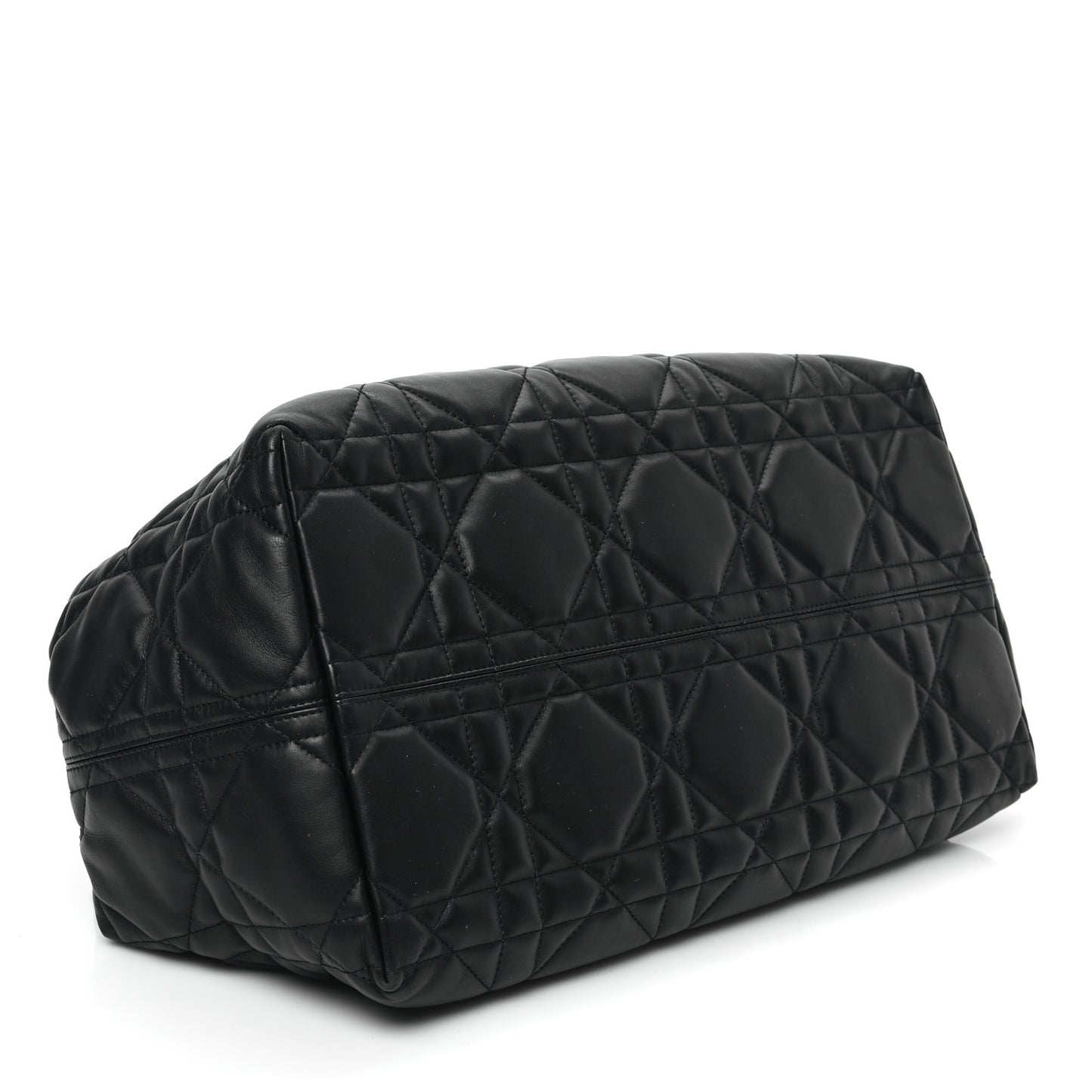 Calfskin Macrocannage Large Toujours Black