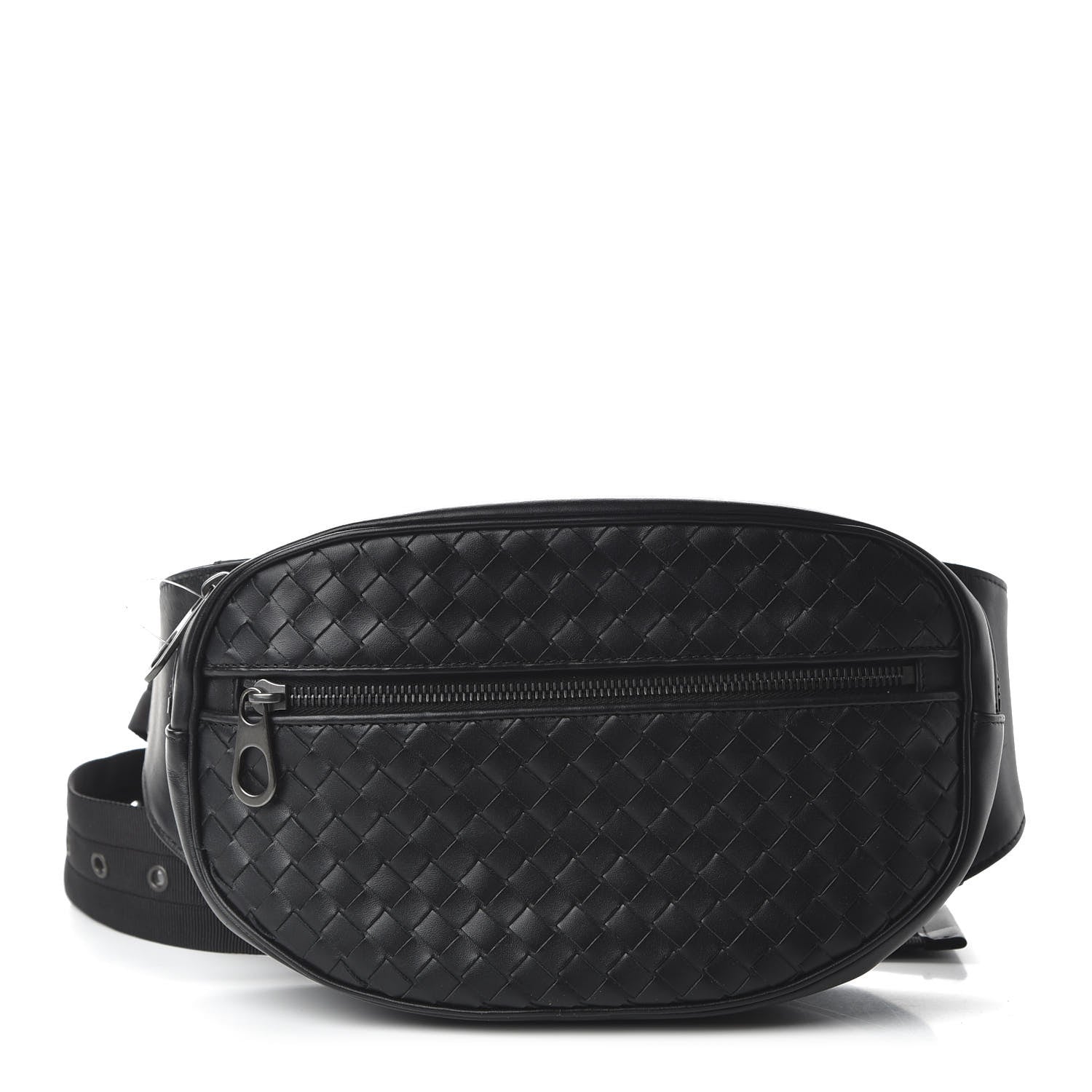 Bottega Veneta Nappa Intrecciato Belt Bag Black 1 of 9