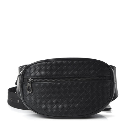 Bottega Veneta Nappa Intrecciato Belt Bag Black 1 of 9