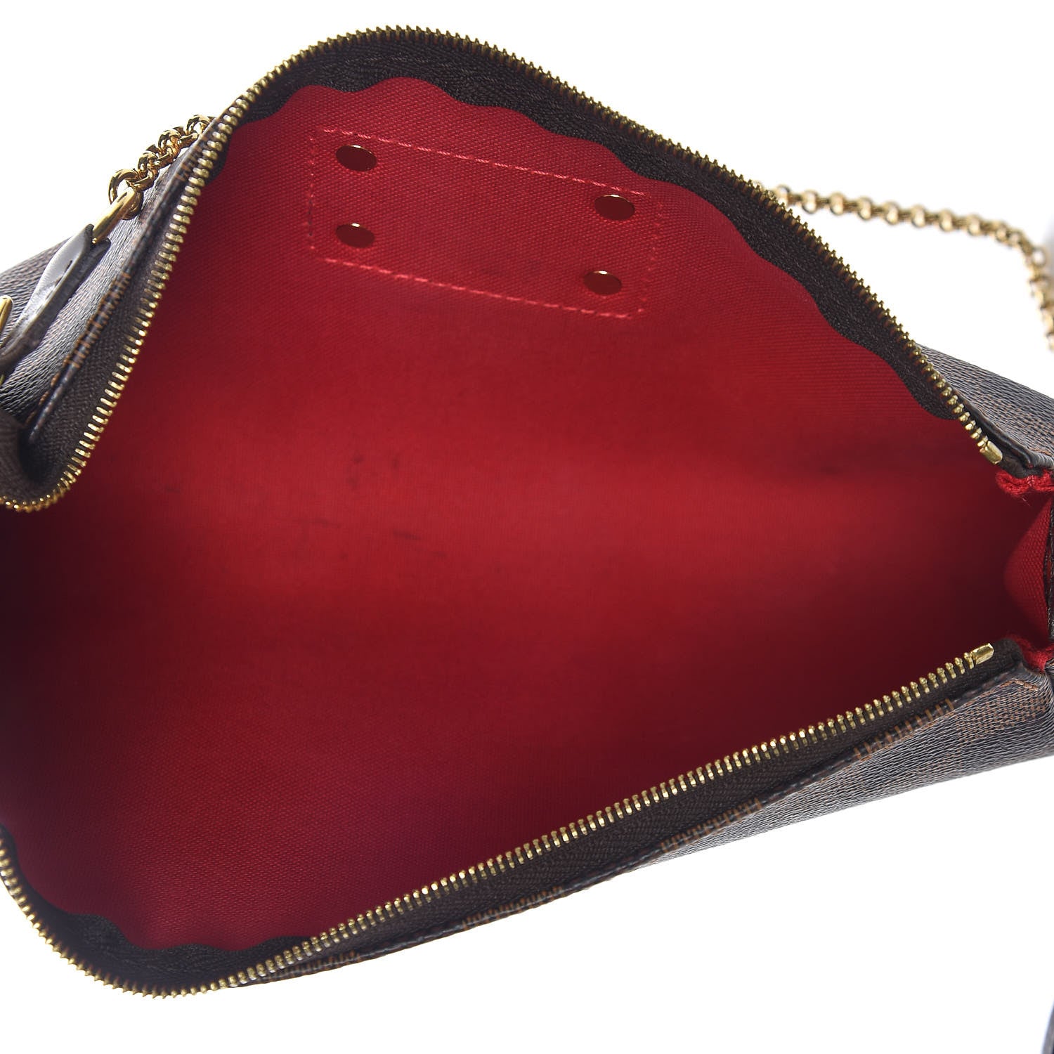 Louis Vuitton Damier Ebene Eva Clutch 5 of 8