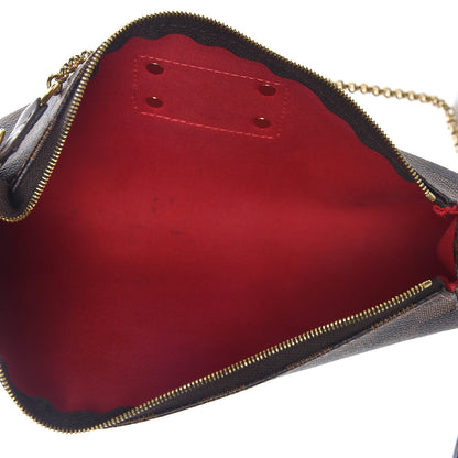 Louis Vuitton Damier Ebene Eva Clutch 5 of 8