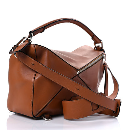 Loewe Calfskin Medium Puzzle Bag Tan 3 of 11