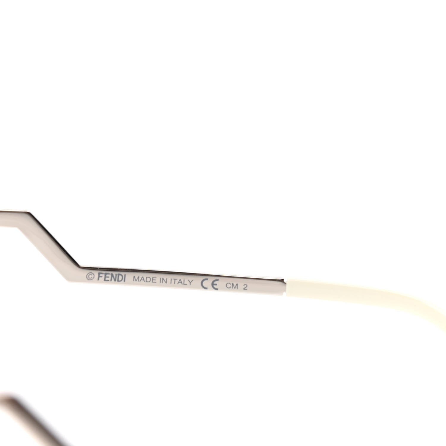Fendi Iridia Cat Eye Sunglasses FF 0041/S Silver 8 of 12