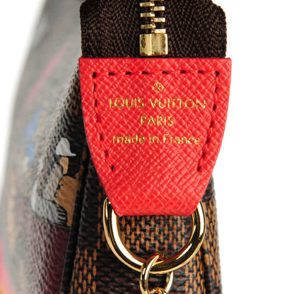 Louis Vuitton Damier Ebene 2015 Christmas Animation Mini Pochette Accessories 6 of 7