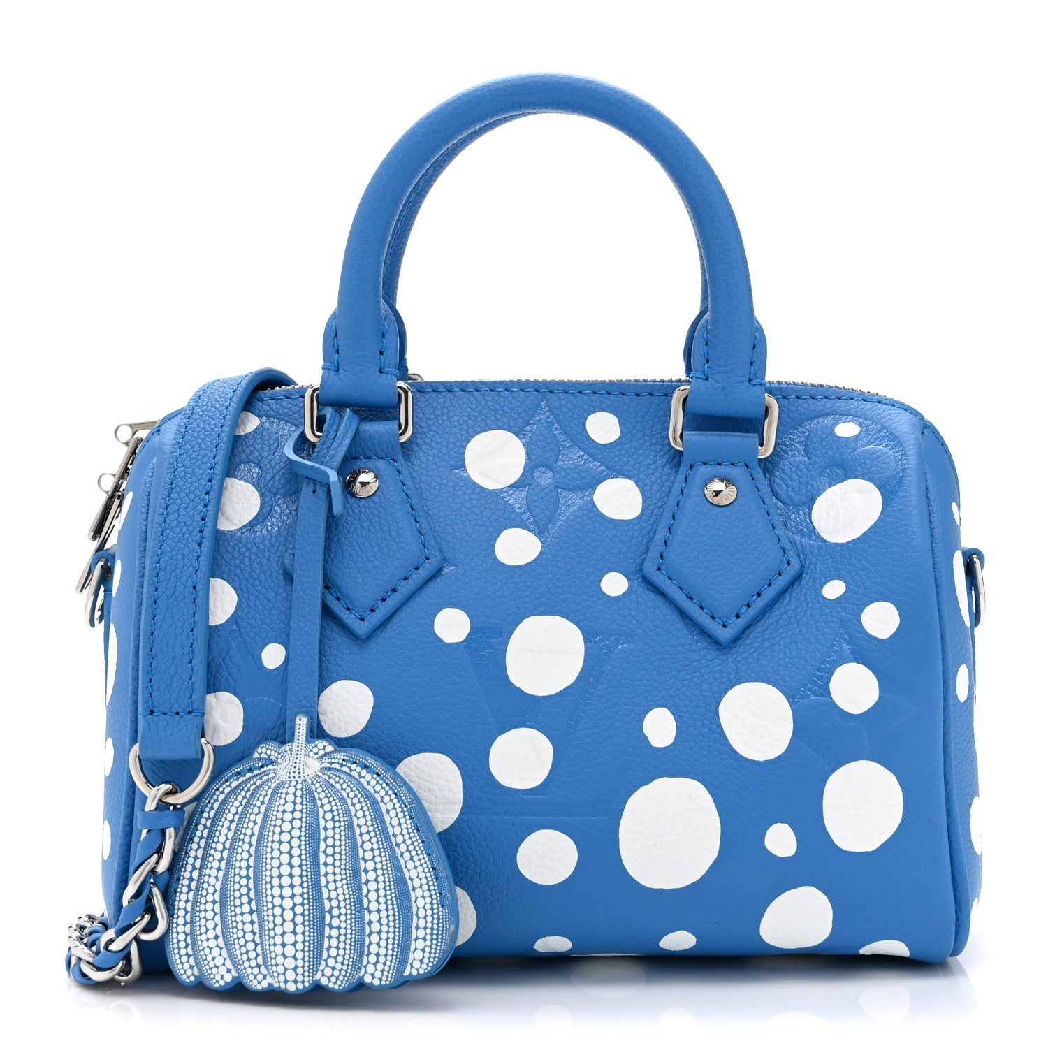 Louis Vuitton LV X YK Empreinte Speedy Bandouliere 20 Blue White 1 of 9